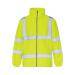 High-Vis Fleece Jacket Poly with Zip Fastening 3XL Yellow Ref CARFSYXXXL *Approx 2/3 Day Leadtime*
