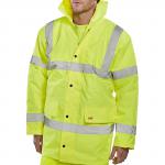 BSeen High Visibility Constructor Jacket Large Saturn Yellow Ref CTJENGSYL *Approx 3 Day Leadtime* 137800