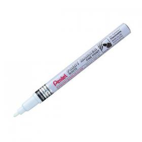 Pentel Permanent Paint Marker Bullet Tip Fine 1.8mm Line White Ref MSP10-W [Pack 12] 137822