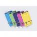 Europa Note Pad Headbound Twin Wire 90gsm Ruled Micro Perf 120pp 76x127mm Assorted colours Ref 3151Z [Pack 20] 137842