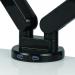 Fellowes Dual Monitor Arm Adjustable 360-degree Rotation Black Ref 8042501