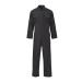 Coverall Basic with Popper Front Opening Polycotton Large Black Ref RPCBSBL44 *Approx 3 Day Leadtime*