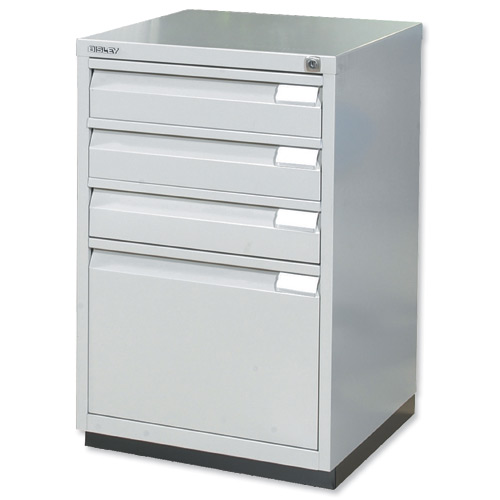 Bisley Multi Drawer Cabinet 1 Filing And 3 Stationery Drawers 1f3e 73