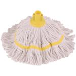 Robert Scott & Sons Hygiemix T1 Socket Cotton & Synthetic Colour-coded Mop 200g Yellow Ref MHH200Y 138189
