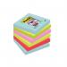 Post-It Super Sticky Notes Miami 76x76mm Aqua Neon Green Pink Poppy Ref 654-6SS-MIA [Pack 6]