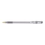 Pentel Superb Ball Pen Medium 1.0mm Tip 0.5mm Line Black Ref BK77M-A [Pack 12] 138368