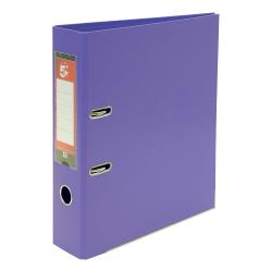 Cheap Stationery Supply of 5 Star Office Lever Arch File Polypropylene Capacity 70mm A4 Purple Pack of 10 138811 Office Statationery