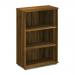 Trexus Office Medium Bookcase 800x400x1200mm 2 Shelves Walnut Ref I000110
