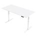 Trexus Sit Stand Desk Height-adjustable White Leg Frame 1800/800mm White Ref HA01032