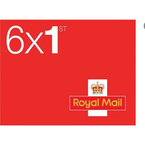 Royal Mail First Class Stamps 50 x Book of 6 1C6