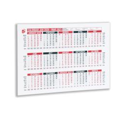 Cheap Stationery Supply of 5 Star Office 2020 Wall or Desk Calendar Jan 2020-March 2021 A4 297x210mm White Office Statationery
