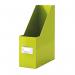 The cozy and organized desk features an ACCO Brands Books & Magazine Racks in a sleek design. A vibrant green Leitz Click & Store Magazine File adds a pop of color while keeping magazines and papers neatly stored. The collapsible feature allows for easy storage when not in use. This stylish and practical addition keeps your workspace clutter-free and your favorite magazines accessible.