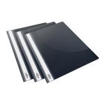 Rexel Choices Report Fldr Clear Front Capacity 160 Sheets A4 Black Ref 2115643 [Pack 25] 139656