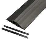 D-Line Floor Cable Cover 68mm x 1.8m Black Ref FC68B 139672