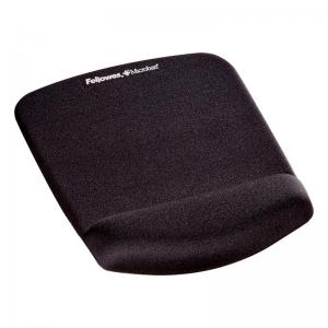 Fellowes PlushTouch Mousepad Wrist Support Black- Microban 9252003