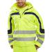 B-Seen Eton High Visibility Breathable EN471 Jacket 4XL Sat/Yellow Ref ET45SY4XL *Up to 3 Day Leadtime*