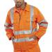 B-Seen High Visibility Railspec Jacket 38in Orange Ref RSJ38 *Up to 3 Day Leadtime*
