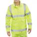 Bseen High-Vis Soft Shell Jacket EN ISO 20471 XL Yellow Ref SS20471SYXL *Up to 3 Day Leadtime*