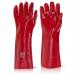 Click2000 PVC Gauntlet Open Cuff 18 Inch Red Ref PVCR18 [Pack 50] *Up to 3 Day Leadtime*