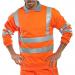 B-Seen Sweatshirt Hi-Vis Polyester 280gsm S Orange Ref BSSENORS *Up to 3 Day Leadtime*