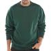 Click Workwear Sweatshirt Polycotton 300gsm S Bottle Green Ref CLPCSBGS *Up to 3 Day Leadtime*