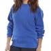 Click Workwear Sweatshirt Polycotton 300gsm M Royal Blue Ref CLPCSRM *Up to 3 Day Leadtime*