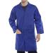 Click Workwear Poly Cotton Warehouse Coat 40in Royal Blue Ref PCWCR40 *Up to 3 Day Leadtime*
