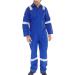 Click Fire Retardant Boilersuit Nordic Design Cotton 36 Royal Blue Ref CFRBSNDR36 *Up to 3 Day Leadtime*
