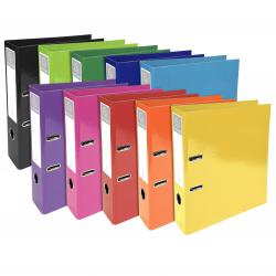 Cheap Stationery Supply of Iderama Lever Arch Files Pressboard 70mm Spine A4 Assorted 53629E Pack of 10 140435 Office Statationery