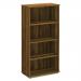 Trexus Office High Bookcase 800x400x1600mm 3 Shelves Walnut Ref I000111