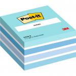 Post-it Note Cube 450 Sheets 76x76mm Pastel BlueNeon Blue Shades Ref 2028-B 140653