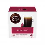 Nescafe Americano Capsules for Dolce Gusto Machine Ref 12117294 Pack 48 (3x16 Capsules=48 Drinks) 140696