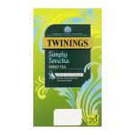 Twinings Tea Bags Individually-wrapped Simply Sencha Ref 0403365 [Pack 20] 140697