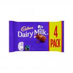 Cadbury Dairy Milk Bar Chocolate Bars Ref 4066186 [Pack 4]  140698
