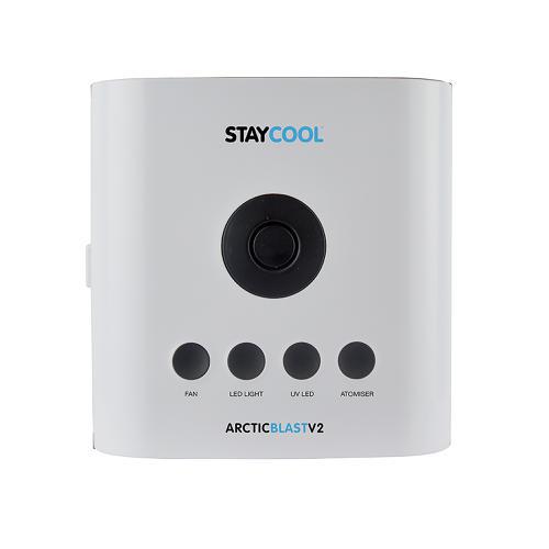Lloytron Staycool Arctic Blast Evaporative Air Cooler USB Powered  140x145x150mm White F9002WH 140756