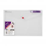 Polyfile Twin Pocket Clear Foolscap Snpake [Pack 5] 140995