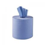 Serious Tissue Blue Centre Feed Roll Ref STCF001 [Pack 6] 141006