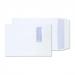 Purely Packaging Envelope P&S B4 350x250x25mm Window White Ref 41062W [Pack 125] *10 Day Leadtime*