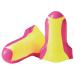 Howard Leight Laser Lite Earplugs Uncorded Magenta/Yellow Ref LL-1 [Pack 200] *Up to 3 Day Leadtime*