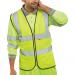 Click Fire Retardant Hi-Vis Waistcoat Polyester Small Saturn Yellow Ref CFRWCSYS *Up to 3 Day Leadtime*