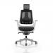Adroit Zure White Frame Mesh Head Rest Charcoal 565x520x450-550mm Ref KC0162