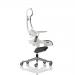 Adroit Zure White Frame Mesh Head Rest Charcoal 565x520x450-550mm Ref KC0162