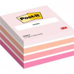 Post-it Note Cube 450 Sheets 76x76mm Pastel Pink/Neon Pink Shades Ref 2028-P 141744