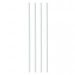 Paper Straws 8mmx200mm White [Pack 250] 141766