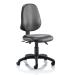 Trexus Eclipse III Lever Task Operator Chair Without Arms Vinyl Black Ref OP000036