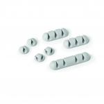 Durable CAVOLINE CLIP MIX Self Adhesive Cable Clips Grey Ref 504110 [Pack 7] 141826