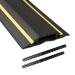 D-Line Floor Cable Cover 83mm x 1.8m Black and Yellow Ref FC83H