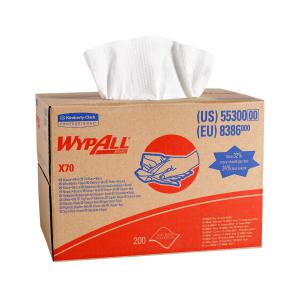 Wypall X70 Cleaning Cloth Brag Box 1 Ply Sheet 427x318mm Ref 8386 Pack