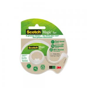 Photos - Tape MAGIC Scotch   Greener Choice 19mm x 20m with Recycled Dispenser 