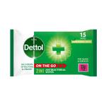 Dettol Antibacterial Wipes 2-in-1 Hands & Surfaces [Pack] 142139